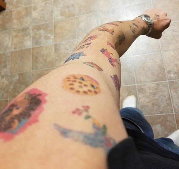 16. "Kızıma koluma geçici bir dövme için çıkartma yapıştırmasına izin verdim ve sonuç..."