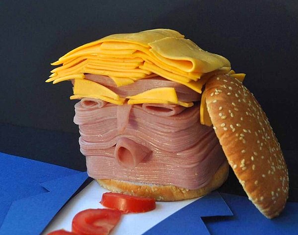 13. Make hamburger, great again.