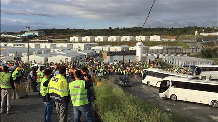 Jandarma Biber Gazıyla Müdahale Etti! Kötü Çalışma Koşulları Nedeniyle 3. Havalimanı İşçileri Eylem Başlattı