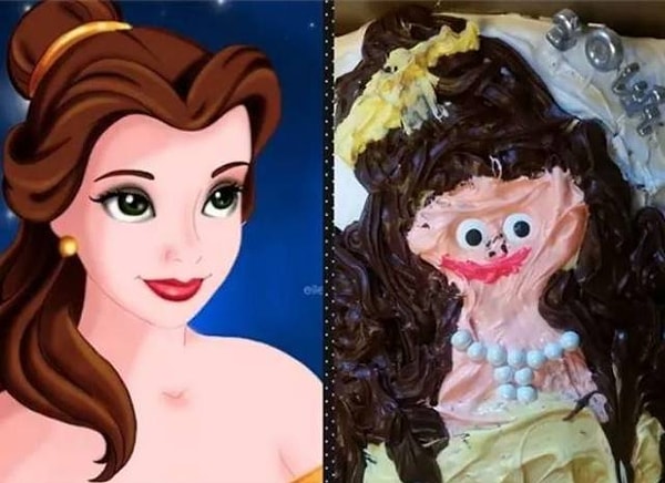 6. Когда вместо Белль получилась Масяня