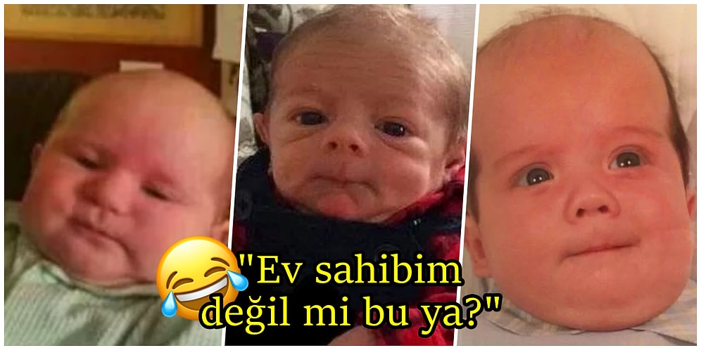 Hepsi Birer Benjamin Button! Görünüşleriyle Yaşlı İnsanları Andıran 19 Bebek