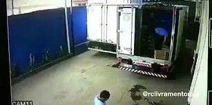 Kamyon Yüklemesi Sırasında İçine Neymar Kaçan Adamdan Estetik Hareketler