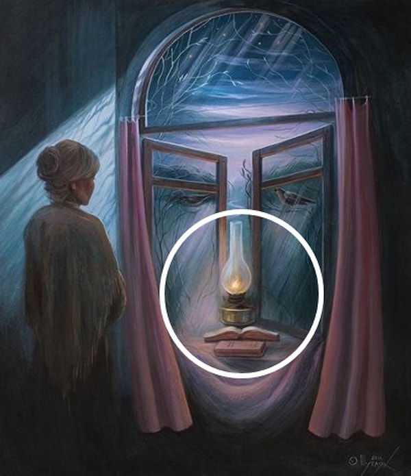 5. Лампа и книги