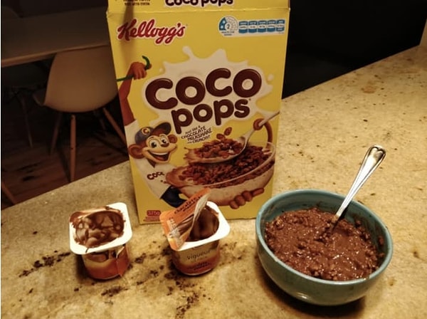 3. Шоколадный пудинг и сухие завтраки со вкусом шоколада - 👍?