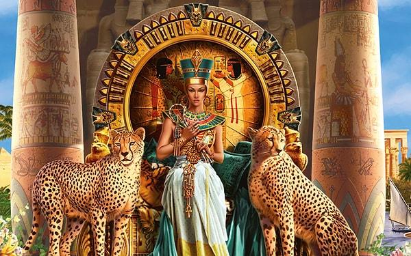 11. Kleopatra sadece bir hükümdar değil, anneydi de.