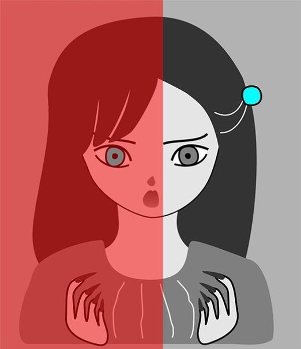 3. Какого цвета глаза у этой девушки?