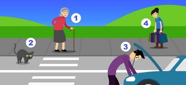 Кому бы вы помогли первым в этой ситуации?