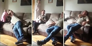 Bebek Düşürme Şakası Yaparak Koskoca Adama Kalp Krizi Geçirten Rahatsız