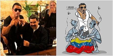 Sosyal Medyadan Tepki Yağdı: Açlık ve İşsizlikle Mücadele Eden Venezuela'nın Devlet Başkanı Maduro, Nusr-Et'te Görüntülendi