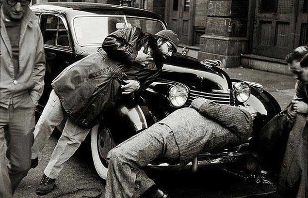 10. ''The Godfather'' filminin setinde Ford Coppola ve Marlon Brando, 1972 yılı.
