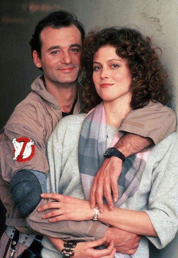 21. Bill Murray ve Sigourney Weaver, 1984.