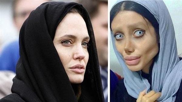 Daha önce Angelina Jolie'ye,