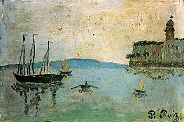 9. Вид на порт какого города здесь изображен?