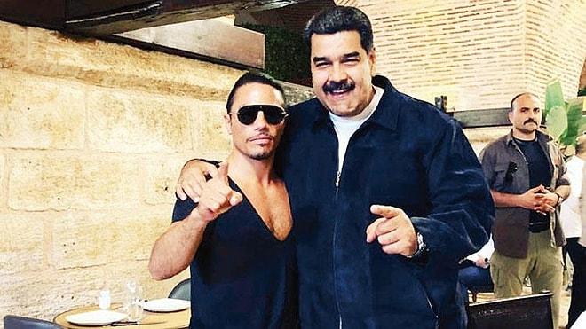 Halkı Açlık Çekerken Nusret'te Yemek Yiyen Venezuela Devlet Başkanı: 'Türkiye'de Bana Sultan Maduro Diyorlar'