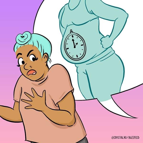 7. “А часики-то тикают! Чего ты ждешь? Климакса?”