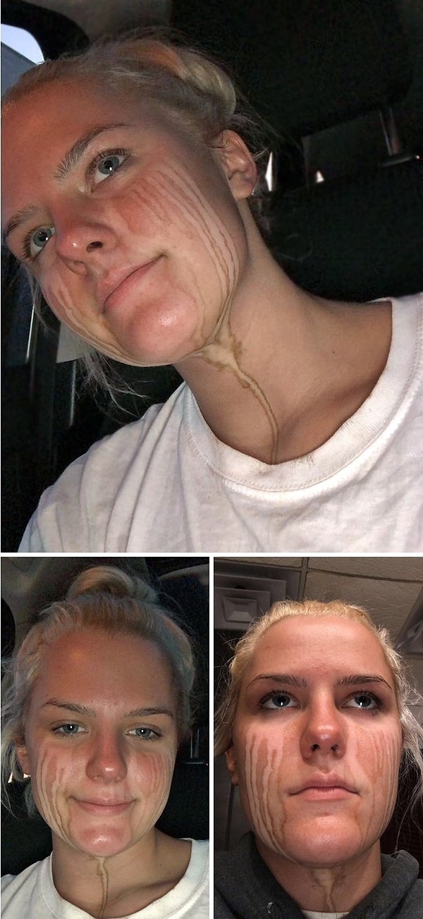 7. Собственно, вот почему лучше не плакать после нанесения автозагара