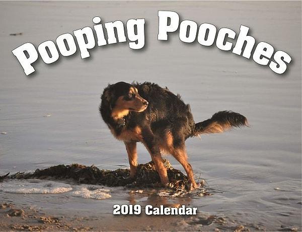 "Pooping Pooches" 2019 takvim kapağı!