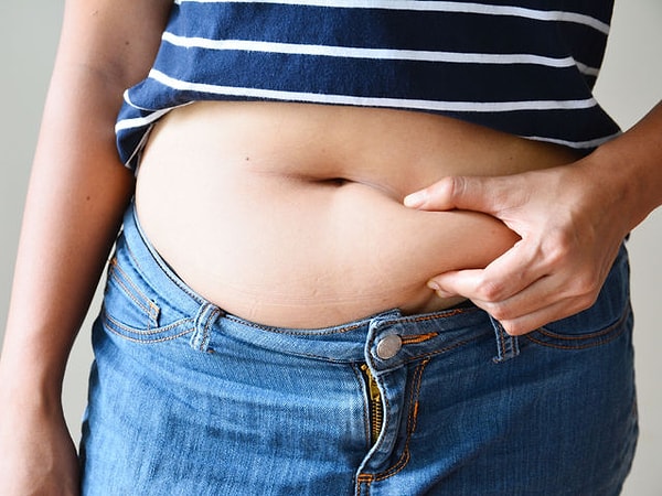 7. В каких местах жир чаще всего откладывается на вашем теле?