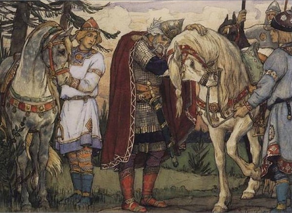 6. Где находился Данило Игнатьевич в то время, как его сын Михайло сражался с иноплеменником Шкурлаком?