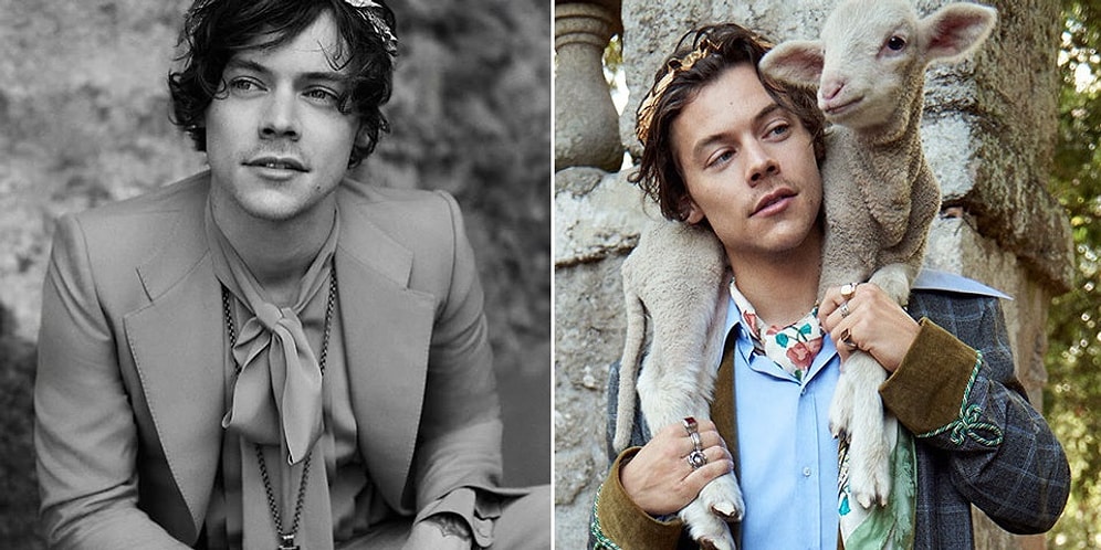 Удивительно новый стиль: модная фотосессия Гарри Стайлза с фермерскими животными