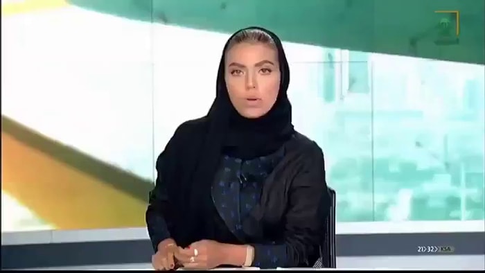 Suudi Arabistan'ın Resmi Televizyon Kanalında Ana Haberi İlk Defa Bir Kadın Sundu!