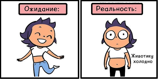 Ожидание vs Реальность: что бывает, если покупать одежду на пустой желудок