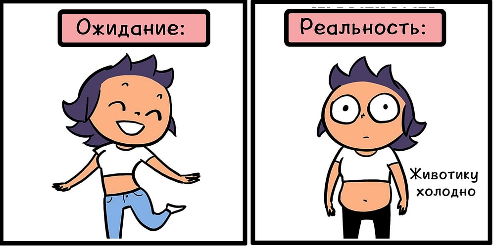Ожидание vs Реальность: что бывает, если покупать одежду на пустой желудок