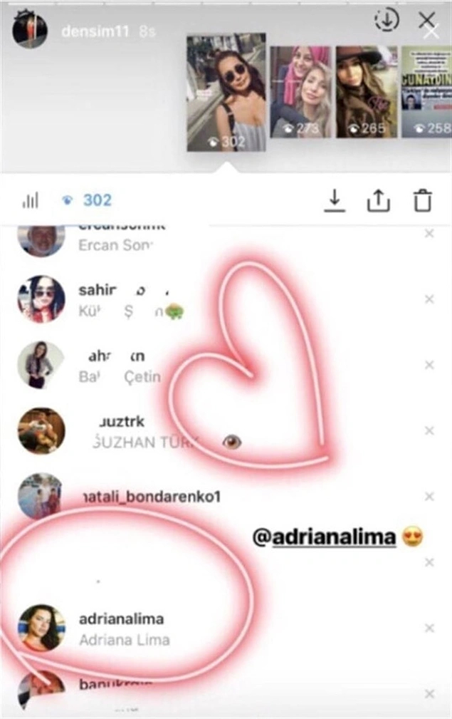 Metin Hara’nın bir öğrencisi kendisiyle fotoğraf paylaşınca Adriana Lima'nın radarına girmiş ve hunharca stalklanmıştı...