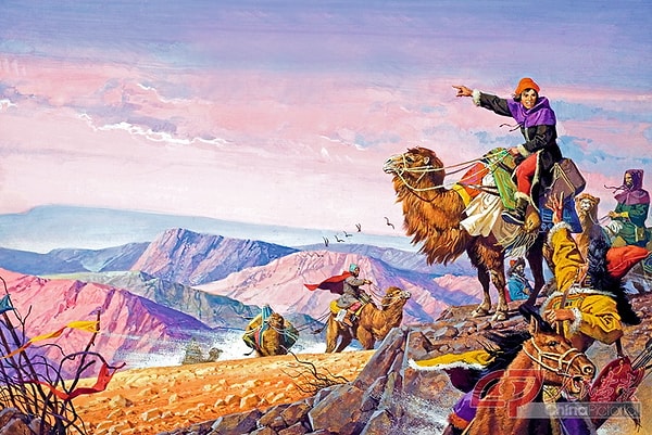 1. Какой путешественник прошелся по Великому шелковому пути в 13-м веке?