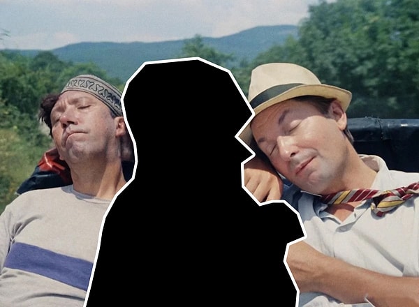 4. Кого вырезали из кадра фильма "Кавказская пленница, или Новые приключения Шурика"