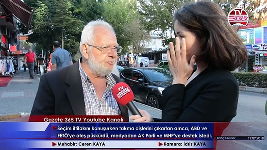 Röportaj Sırasında Takma Dişlerini Çıkartarak Muhabire Şok Yaşatan Adam