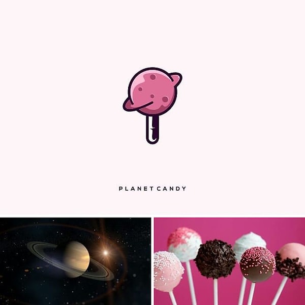 7. Планеты + чупа-чупсы