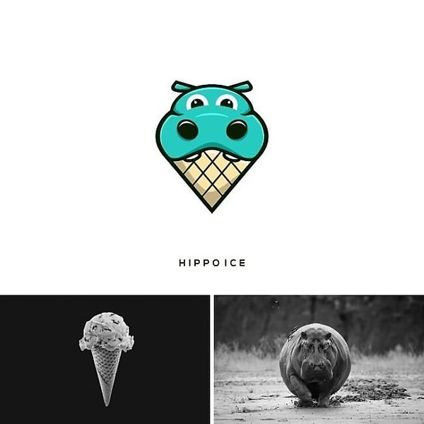 10. Бегемот + мороженое