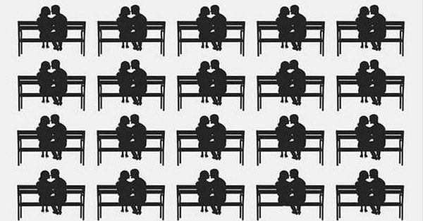 2. Здесь тоже есть парочка, которая отличается от всех остальных. Видите ее?