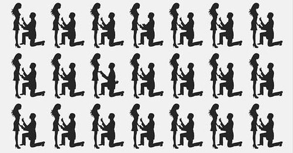 3. Ох уж эти влюбленные. И на этой картинке две пары решили выделиться. Видите их?