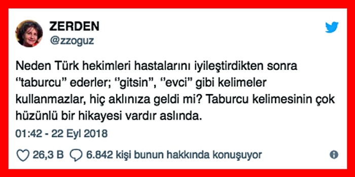 İçine Bir Milletin Bağımsızlık Mücadelesini Sığdırmış 'Taburcu' Kelimesinin Hüzün Dolu Hikâyesi