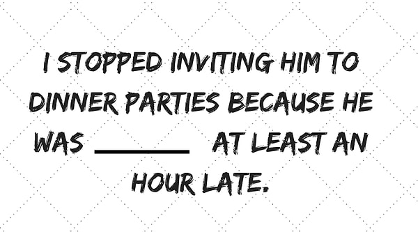 15. Какое слово подходящее?