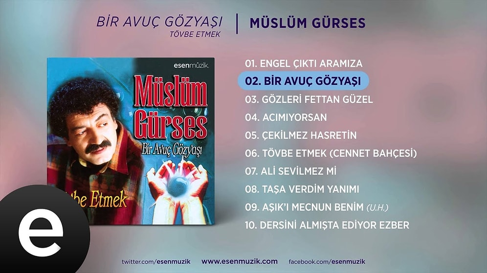 Müslüm Gürses - Bir Avuç Gözyaşı Şarkı Sözleri