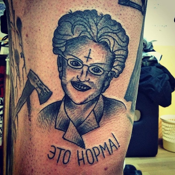 5. Малышева получилась очень пугающей