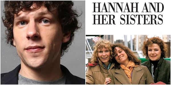 10. Jesse Eisenberg - Hannah ve Kız Kardeşleri (1986)