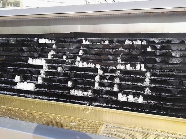 5. Фонтан, который показывает время.