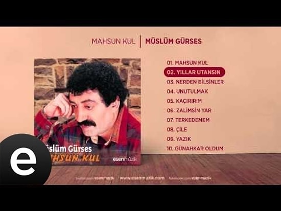 Müslüm Gürses - Yıllar Utansın Şarkı Sözleri