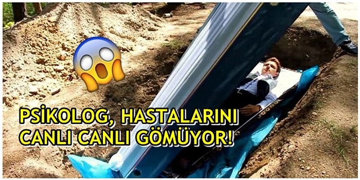 Hastalarını Tabuta Koyup Diri Diri Gömen Psikoloğun Tedavi Yöntemi Sizleri Şaşkına Çevirecek!