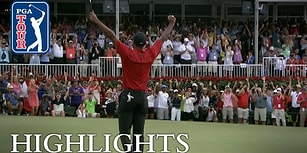 Golfün Efsane İsmi Tiger Woods 80. Şampiyonluğunu Kazanırken, Oyunu Takip Eden Binlerce Kişinin Muhteşem Görüntüleri