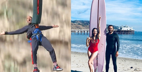 Серфинг, парашют и банджи-джампинг: российские и зарубежные звезды, обожающие заниматься экстремальным спортом