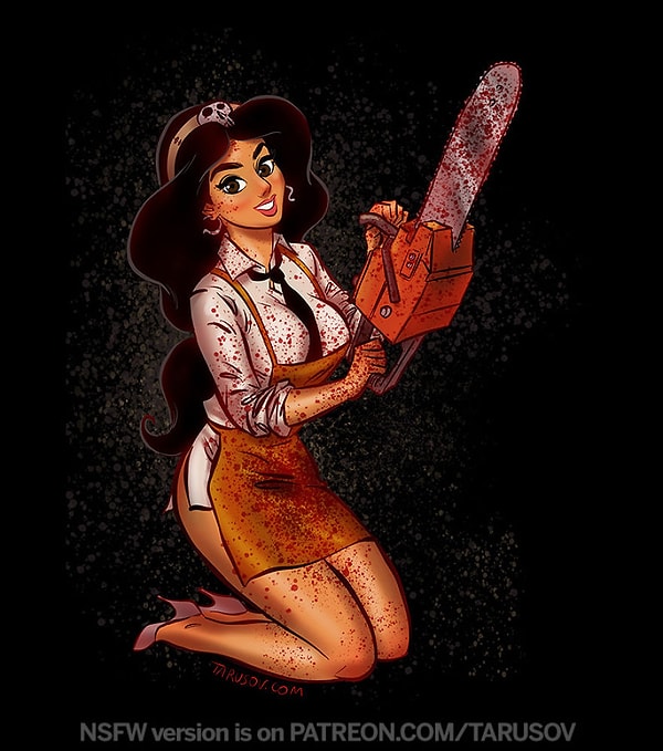 11. Жасмин — Кожаное лицо, "Техасская резня бензопилой"