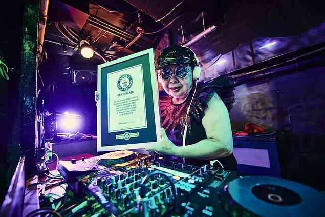 16. Oldest professional club DJ — 83 years old