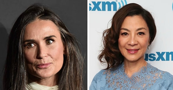 13. Деми Мур и Мишель Йео - 55 лет