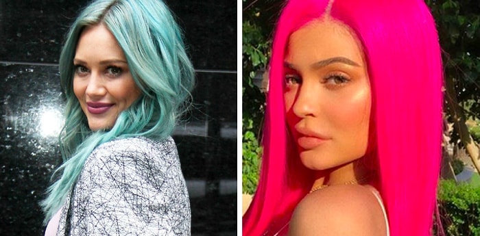 Звёзды, которые не боятся экспериментов с волосами и красят их в самые необычные цвета