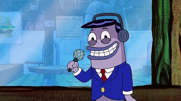 18. Как зовут новостного репортёра Бикини Боттом?